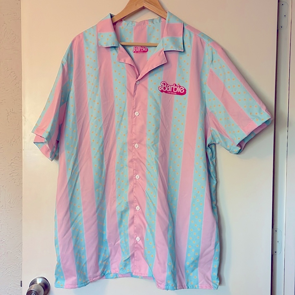 Barbie Movie Ken Striped Shirt